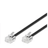 MicroConnect RJ-11 / RJ-11 (M / M) 2m Juoda (MK182)