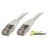 „MicroConnect S/FTP CAT6“ 0,25 m Baltas LSZH - SSTP60025W
