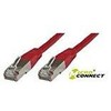 MicroConnect RJ-45 / RJ-45 Cat.6 S / FTP Raudona 0,25 m (SSTP60025R)