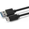 USB kabelis MicroConnect USB-A - USB-C 1,5 m Juodas (USB3.2CA1.5)