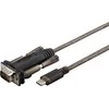 USB kabelis MicroConnect USB-C - D-Sub (VGA) 1 m Juodas (USB3.1CRS232)