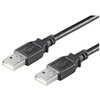 Kabelis USB MicroConnect USB-A - USB-A 0.5 m Juodas (USBAA05B)