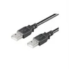 USB kabelis MicroConnect USB-A - USB-A 1,8 m Juodas (USBAA2B)
