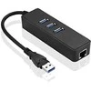 HUB USB MicroConnect 1x RJ-45 + 3x USB-A 3.0 (MC-USB3.0HUBWETH)