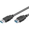 USB kabelis MicroConnect USB-A - USB-A 5 m Juodas (USB3.0AAF5B)