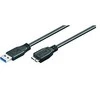 Kabelis USB MicroConnect USB-A - mikroUSB 5 m Juodas (USB3 .0 AB5MICRO)