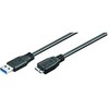 Kabelis USB MicroConnect USB-A - mikroUSB 5 m Juodas (USB3 .0 AB5MICRO)