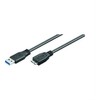 Kabelis USB MicroConnect USB-A - mikroUSB 5 m Juodas (USB3 .0 AB5MICRO)