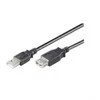 Kabelis USB MicroConnect USB-A - USB-A 3 m Juodas (USBAAF3B)