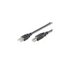 Kabelis USB MicroConnect USB-A - USB-B 1 m Juodas (USBAB1B)