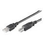 USB laidas MicroConnect USB-A - USB-B 3 m juoda (USBAB3B)