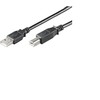USB kabelis MicroConnect USB-A - USB-B 5 m Juodas (USBAB5B)