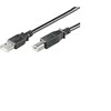 USB kabelis MicroConnect USB-A - USB-B 5 m Juodas (USBAB5B)