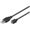 USB kabelis MicroConnect USB-A - miniUSB 1,8 m juodasis (USBMB82)