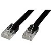MicroConnect RJ-45 kt.6 3m Juoda (V-UTP603S -FLAT)