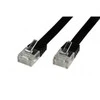 MicroConnect RJ-45 kt.6 5m Juoda (V-UTP605S -FLAT)