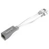 MIKROTIK RBGPOE Gigabit PoE adapteris su ekranuotomis jungtimis palaiko 18-57V PoE