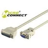 MicroConnect „Microconnect“ modemo kabelis DB9-DB25 (3M) tinklo kabelis, juodas
