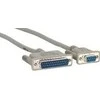 MicroConnect „Microconnect“ modemo kabelis DB9-DB25 (3M) tinklo kabelis, juodas