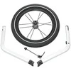 Thule Chariot Jogging Kit 2 rinkinys, juodos/aliuminio spalvos