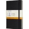 Moleskine Pastabos Classic 11.5x18 dvi eilutės, juodos