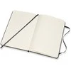 Moleskine Pastabos Classic 11.5x18 dvi eilutės, juodos