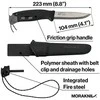 Morakniv Stovyklavimo peilis su ugnies skeltuvu Companion spark (S), 104mm, juodas