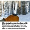 Morakniv Stovyklavimo peilis su ugnies skeltuvu Companion spark (S), 104mm, juodas