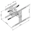 Laikiklis Multibrackets Multibracket M VESA FLEXARM L FULL MOTION DUAL