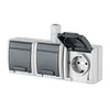 ANT TINKO MONTUOJAMAS TRIGUBAS LIZDAS AQUANT-G3/EPN 230 V AC 16 A IP65 Elektro-Plast
