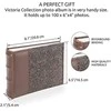 Nuotraukų rėmelis Victoria Collection Albumas B 10x15/100M Gėlė-4, ruda 2vnt
