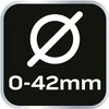Neo vamzdžių pjaustytuvas Plastikas 0-42mm