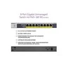 Netgear GS108LP Ne-valdomas Gigabit Ethernet (10/100/1000) Juoda, Pilka 1U Maitinimas per Eternetą (PoE)