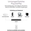 NETGEAR jungiklis nevaldomas 8 prievadų Gigabit POE / POE +