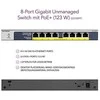 NETGEAR jungiklis nevaldomas 8 prievadų Gigabit POE / POE +