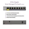 NETGEAR 8 prievadų Gigabit Ethernet Smart Managed Pro jungiklis