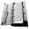 NETRACK 104-10 patch panel 19inch 24-jungtys kat. 5e UTP 0 5U su lentyna