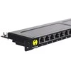 Šakotuvas NETRACK 104-13 patch panel 19inch 24-jungtys kat. 6 FTP 0 5U su lentyna