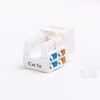 NETRACK 105-02 Keystone Jack RJ45 UTP cat. 5e su spaustuku baltas