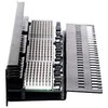 NETRACK 104-08 patch panel 19inch 24-jungtys kat. 6 UTP su lentyna