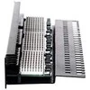 NETRACK 104-08 patch panel 19inch 24-jungtys kat. 6 UTP su lentyna