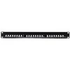 NETRACK 104-08 patch panel 19inch 24-jungtys kat. 6 UTP su lentyna