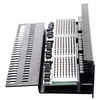 NETRACK 104-08 patch panel 19inch 24-jungtys kat. 6 UTP su lentyna