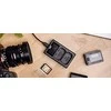 Dviejų kanalų įkroviklis Newell FDL-USB-C skirtas NP-FZ100 baterijai