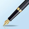 Waterman Füllfederhalter Waterman Hemisphere Matt Juodas M Blau - S0920730