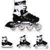 Riedučiai/pačiūžos Nils Extreme NH10905 juodi - PU80 mm/82A (L 39-42)