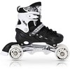 Riedučiai/pačiūžos Nils Extreme NH10905 juodi - PU76 mm/82A (M 35-38)
