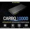 Nitecore 10000mAh anglies pluošto 20W išorinė baterija CARBO10000