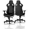 Žaidimų kėdė Noblechairs EPIC Juodas Edition Vinyl/PU hybrid leather Gaming Chair, Juoda