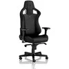Žaidimų kėdė Noblechairs EPIC Juodas Edition Vinyl/PU hybrid leather Gaming Chair, Juoda